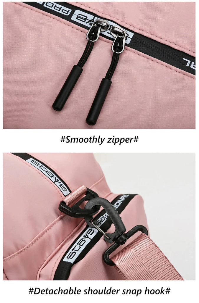 Waterproof Sport Fitness Bag – Big Travel Duffle for Women