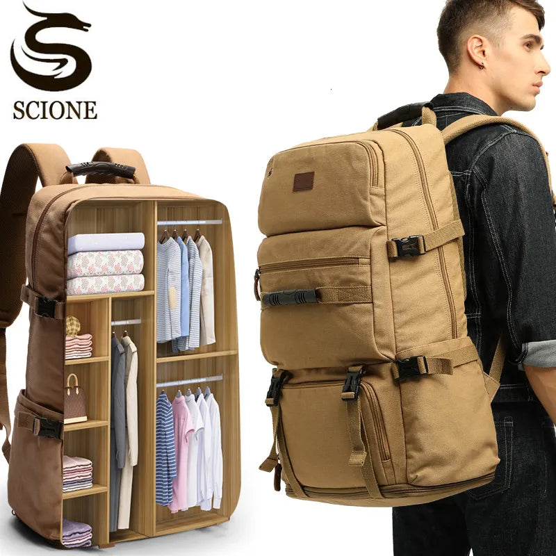 Large Capacity Men Backpack Outdoor, luggage, travel trekking camping mountaineering