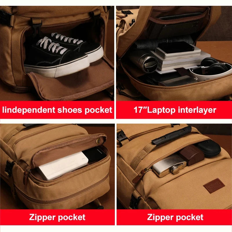 Large Capacity Men Backpack Outdoor, luggage, travel trekking camping mountaineering