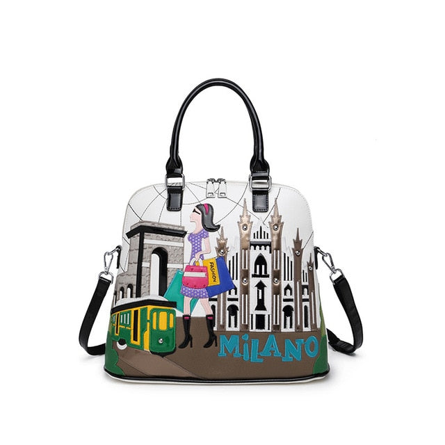 Large Capacity Women Pu Leather Handbag Fashion Purse/backpack Shoulder very High Quality (few left)
