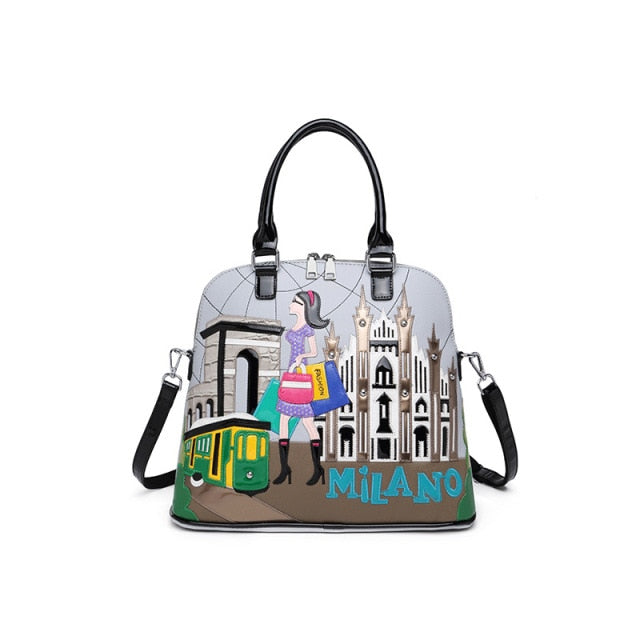 Large Capacity Women Pu Leather Handbag Fashion Purse/backpack Shoulder very High Quality (few left)