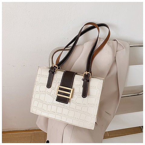 YIZHONG Leather Handbags Women Bags Desinger Trendy Retro Shouder Bag Ladies Bags for Shopping Small Square Bag.sacos