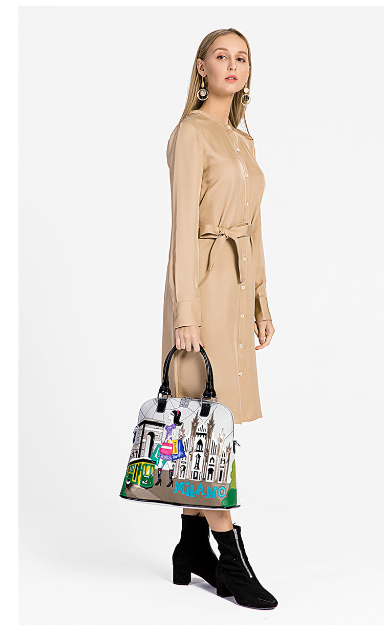 Large Capacity Women Pu Leather Handbag Fashion Purse/backpack Shoulder very High Quality (few left)