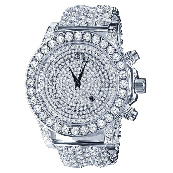 Shine Bright with Style: Unveiling the Burnish CZ Iced Out Watch