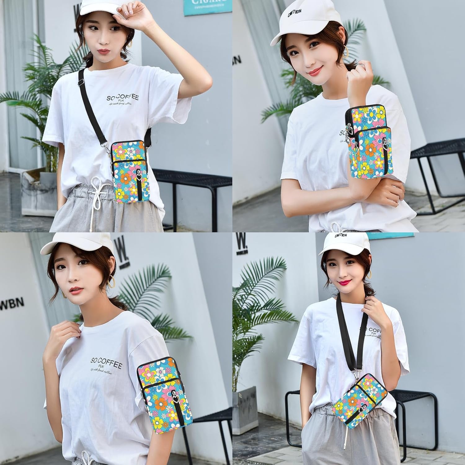 Lightweight Small Crossbody Bags Cell Phone Purses Travel Pouch Shoulder Bag for Women