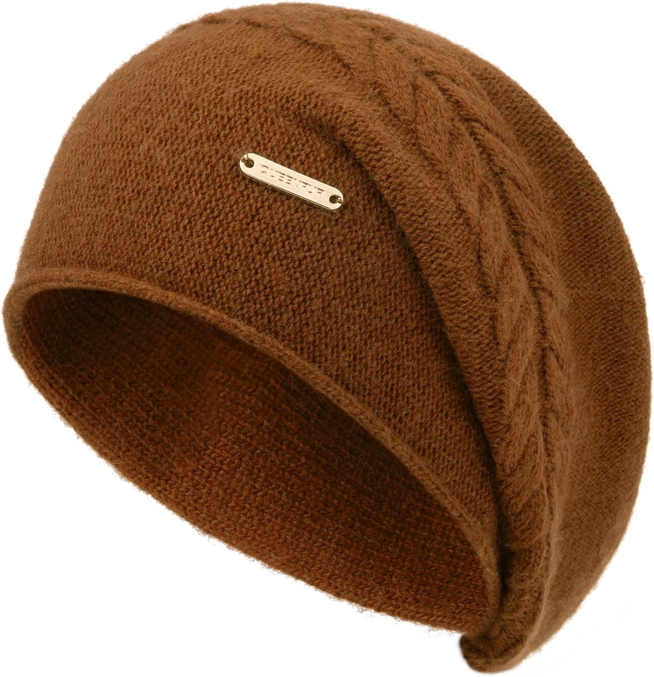 Knit Slouchy Beanie Hats for Women Cashmere Ski Cap Knitted Wool Soft Warm Winter Hat