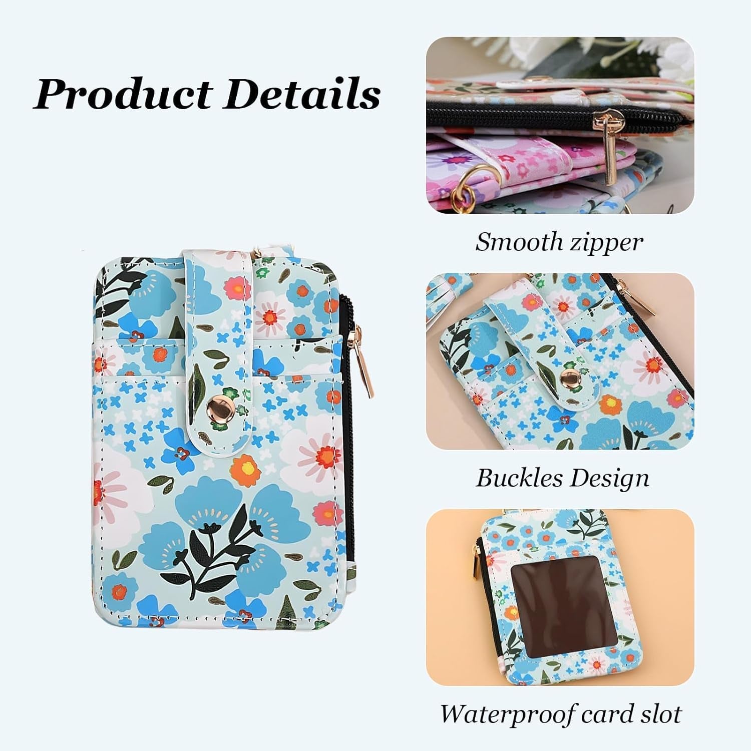 Women Boho Beaded Wallet Keychain Wristlet Wallet for Women Tassel Silicone Keychain Card Holder Small Purse Gifts