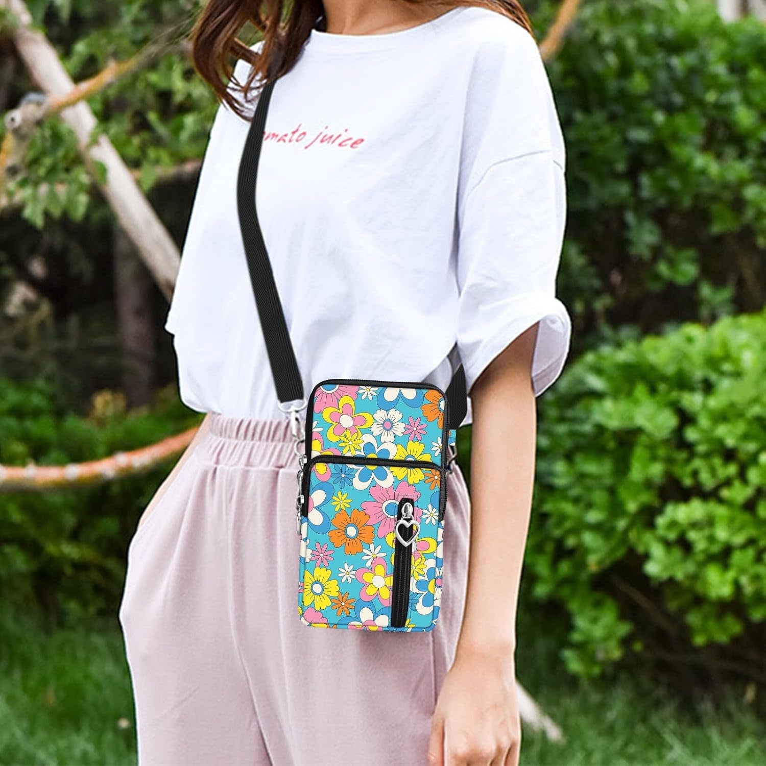 Lightweight Small Crossbody Bags Cell Phone Purses Travel Pouch Shoulder Bag for Women