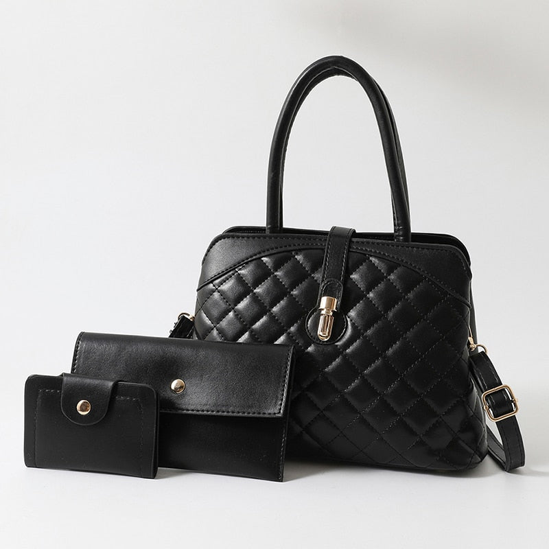 Multifunctional High-Quality Leather Handbag
