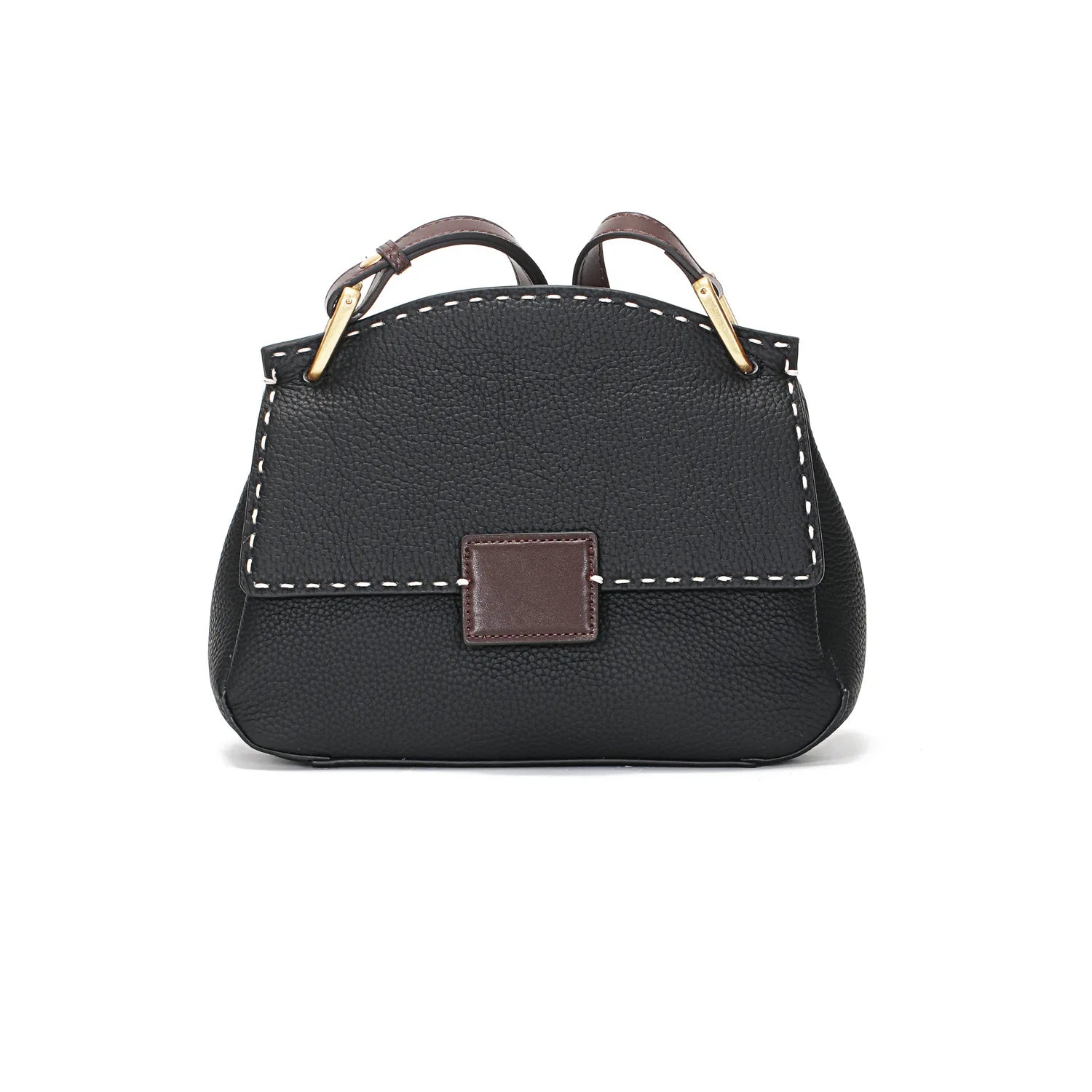 New Chic Blogger Popular 100% Leather Women Shoulder Bag.