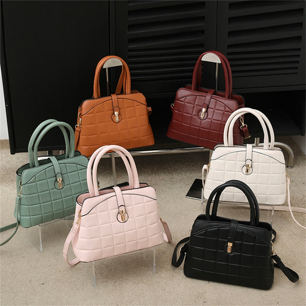 Multifunctional High-Quality Leather Handbag