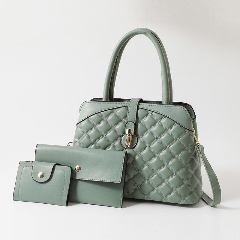 Multifunctional High-Quality Leather Handbag
