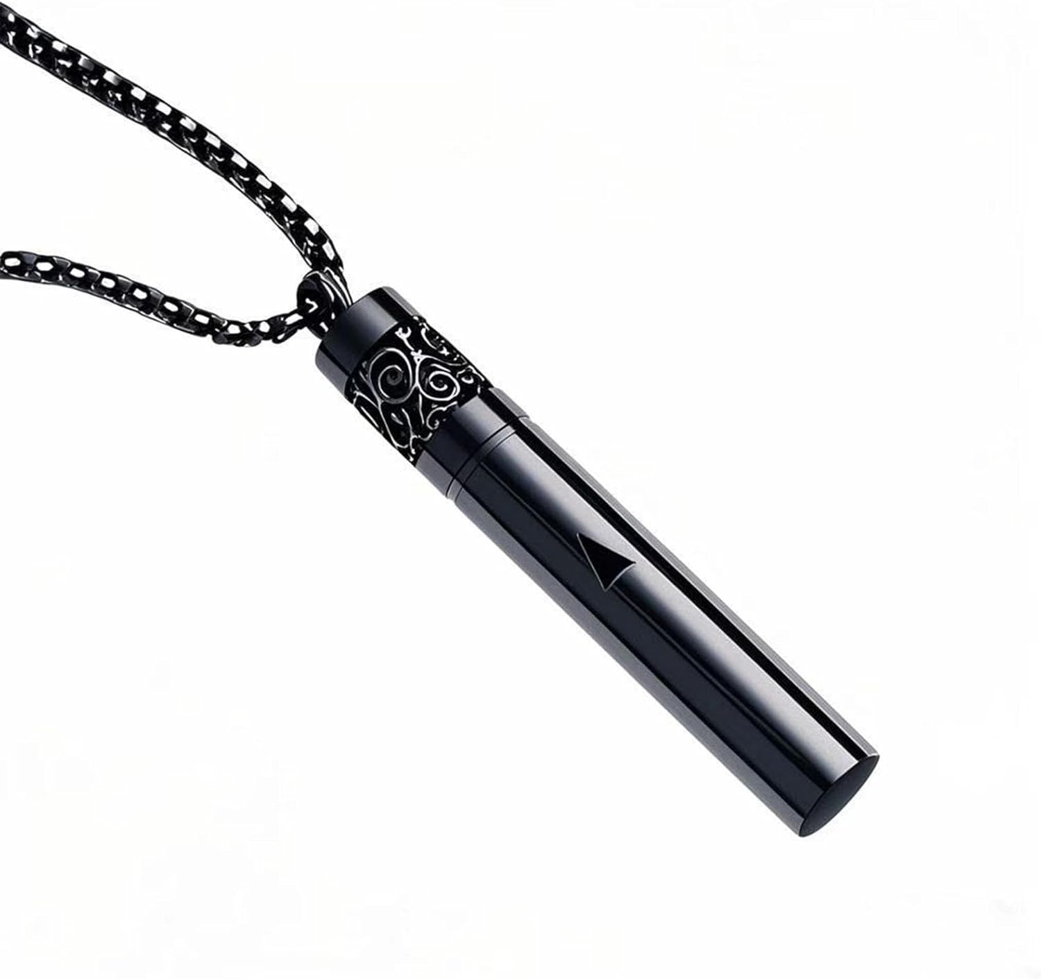 Stainless Steel Mindfulness Breathing Necklace for Anxiety Original Upgrades Breathlink with Essential Oil Diffuser Multifunctional Jewelry