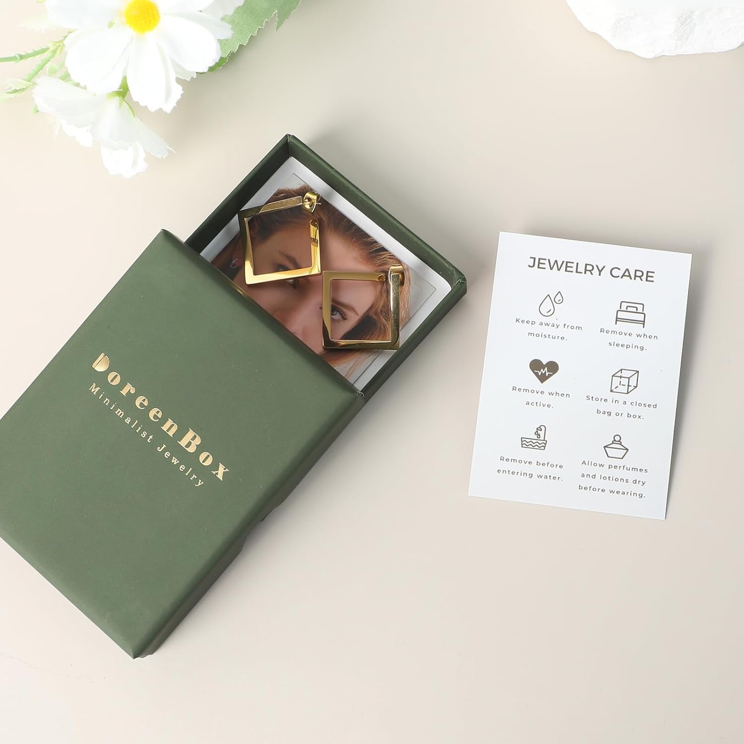 Chunky Gold Hoop Earrings for Women 18K Gold Plated Thick Hoop Earrings Statement Jewelry