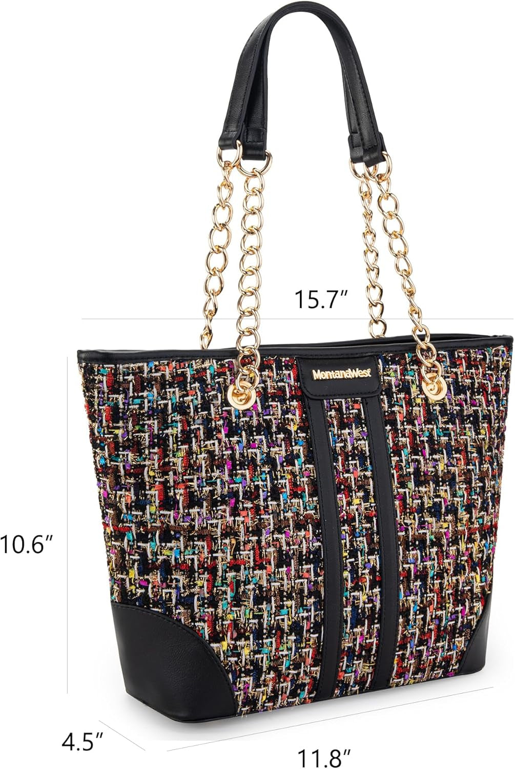 MEDIUM Tote Bag for Women Quilted Chain Handbags Shoulder Purse