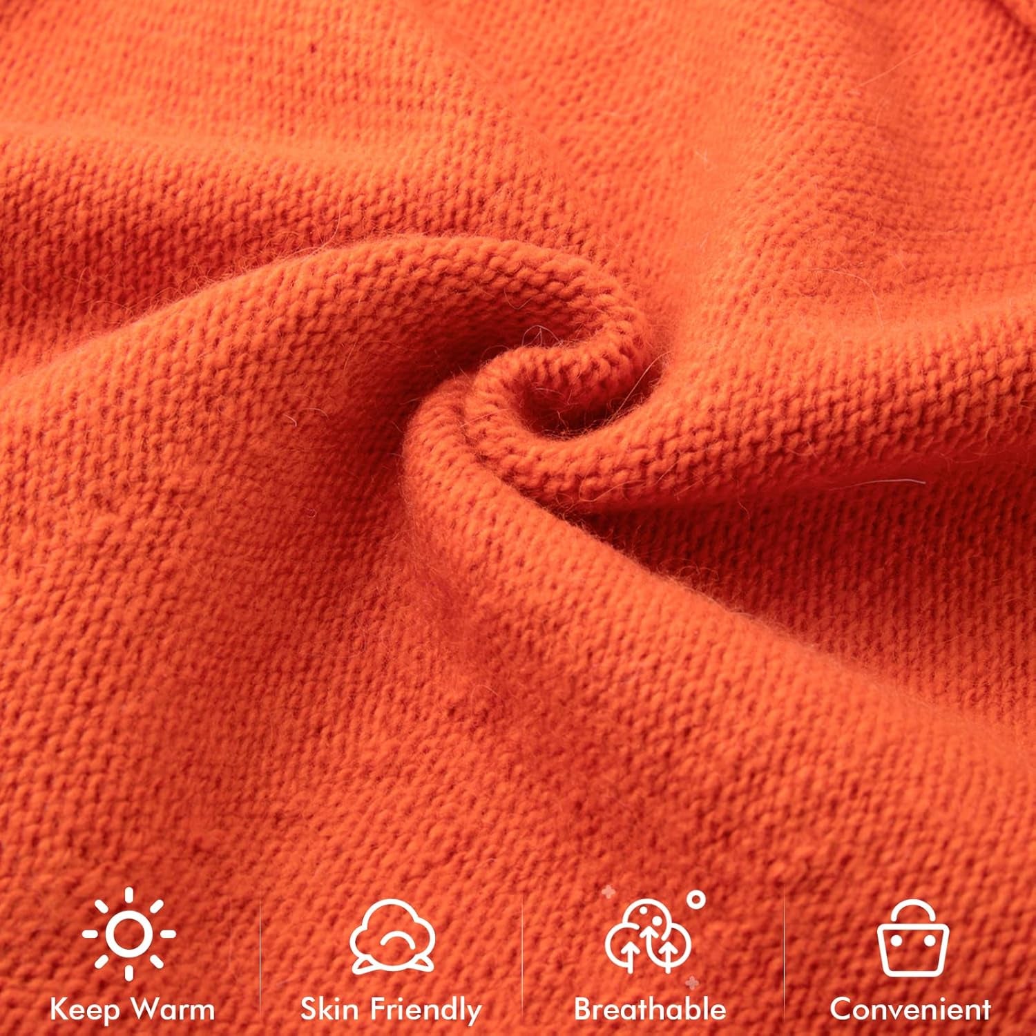 Knit Slouchy Beanie Hats for Women Cashmere Ski Cap Knitted Wool Soft Warm Winter Hat