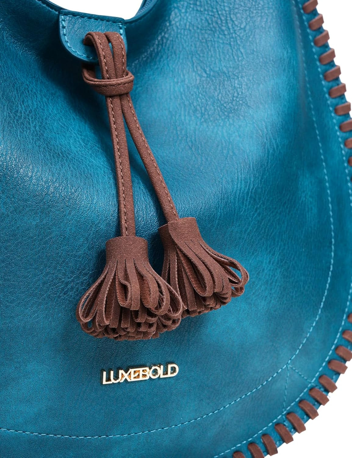 Hobo Bag for Women Western Crossbody Purses Woven Shoulder Handbags with Tassel