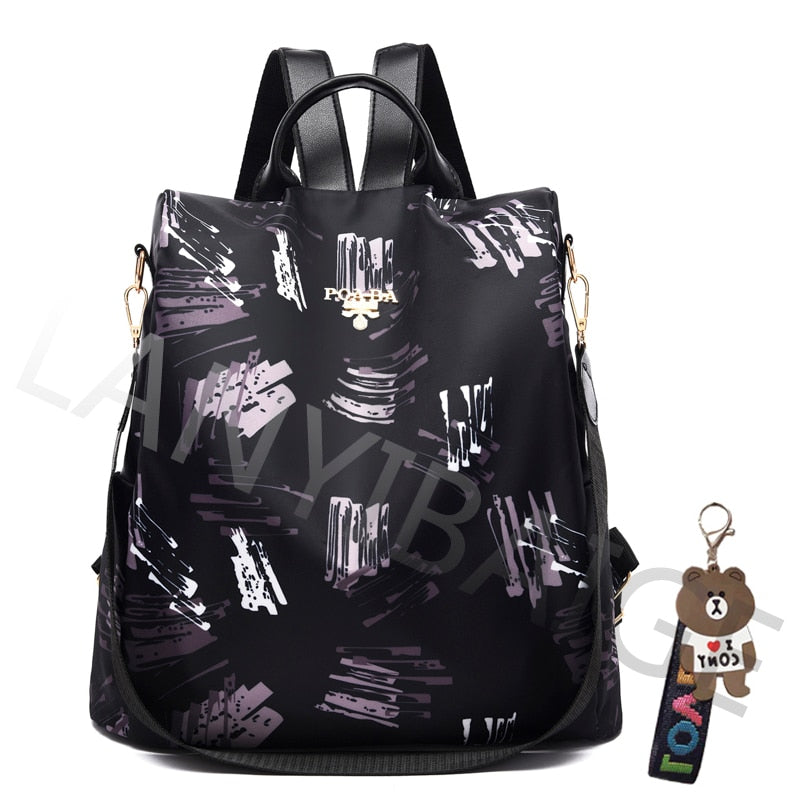 Fashion Backpack Women Oxford Cloth Shoulder Bag