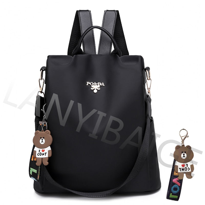 Fashion Backpack Women Oxford Cloth Shoulder Bag