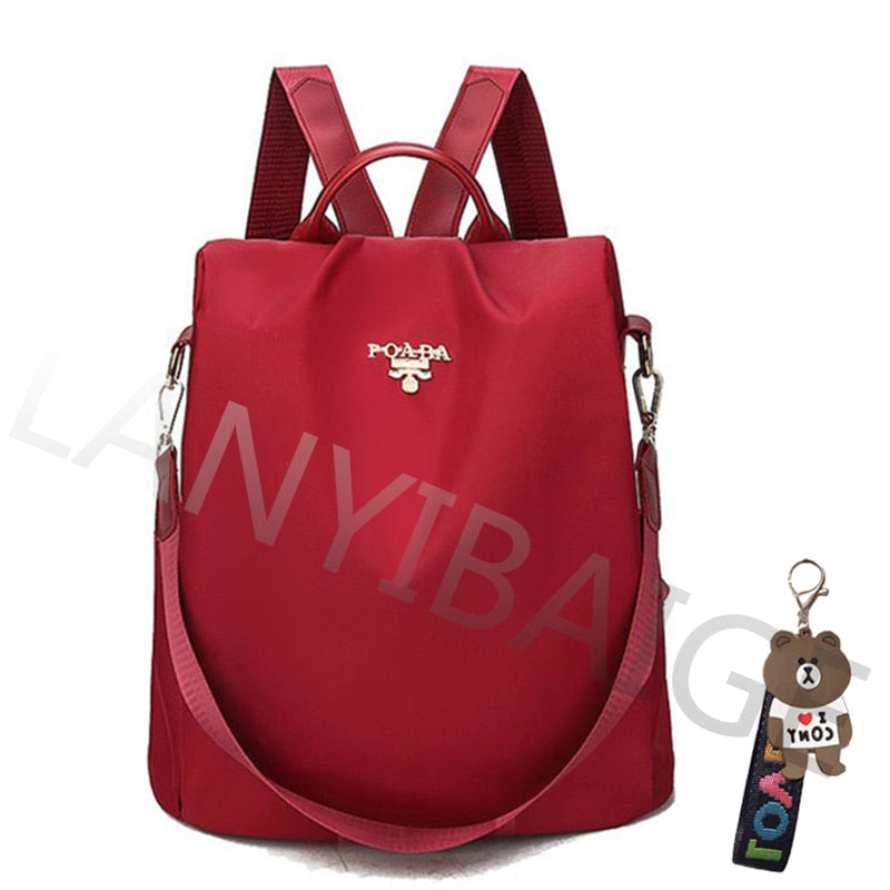 Fashion Backpack Women Oxford Cloth Shoulder Bag