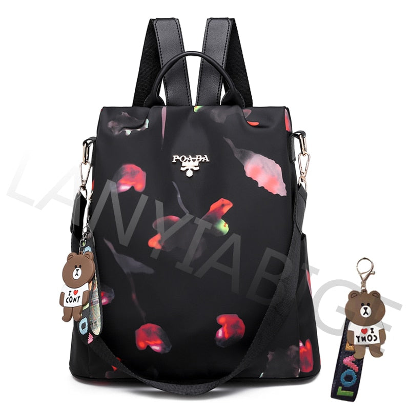 Fashion Backpack Women Oxford Cloth Shoulder Bag