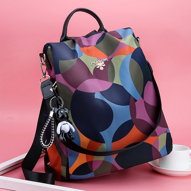 Fashion Backpack Women Oxford Cloth Shoulder Bag