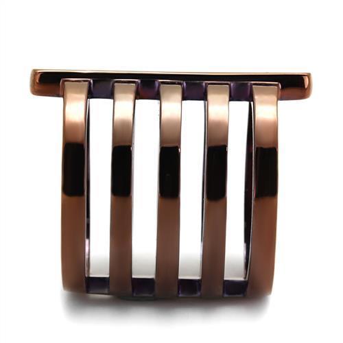 Women Stainless Steel Synthetic Crystal Rings