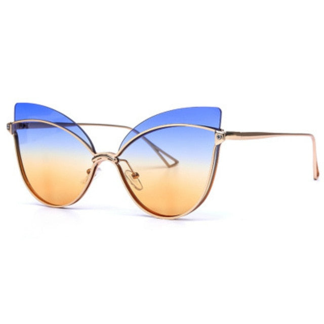 sunglasses women cat eye vintage luxury