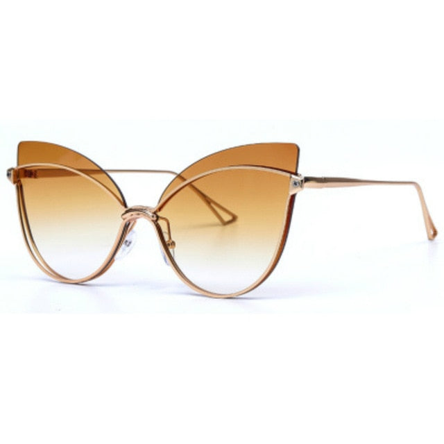 sunglasses women cat eye vintage luxury