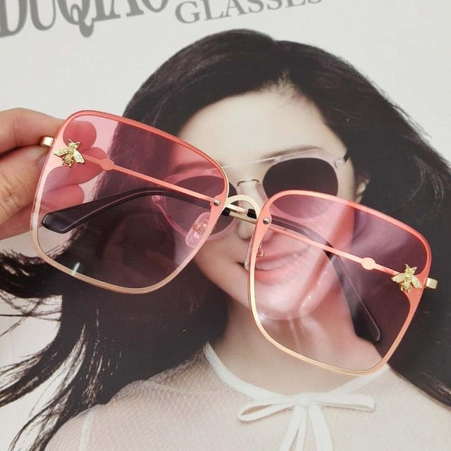 Luxury Square Bee Sunglasses