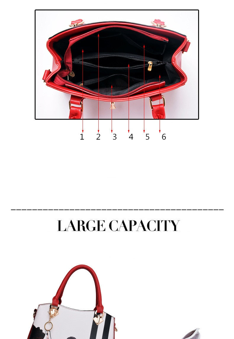women's handbags Luxury ladies' leather handbag