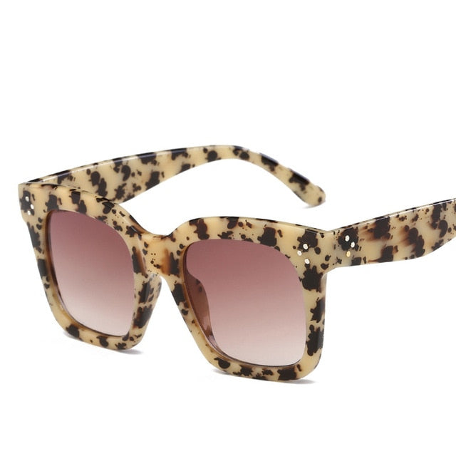 Square Sunglasses Women Large Frame