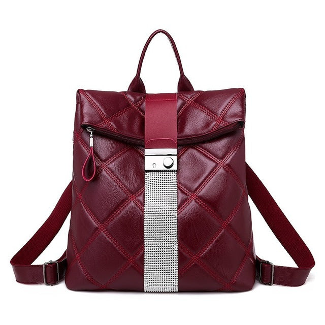 Leather Bagpack Luxury with great details