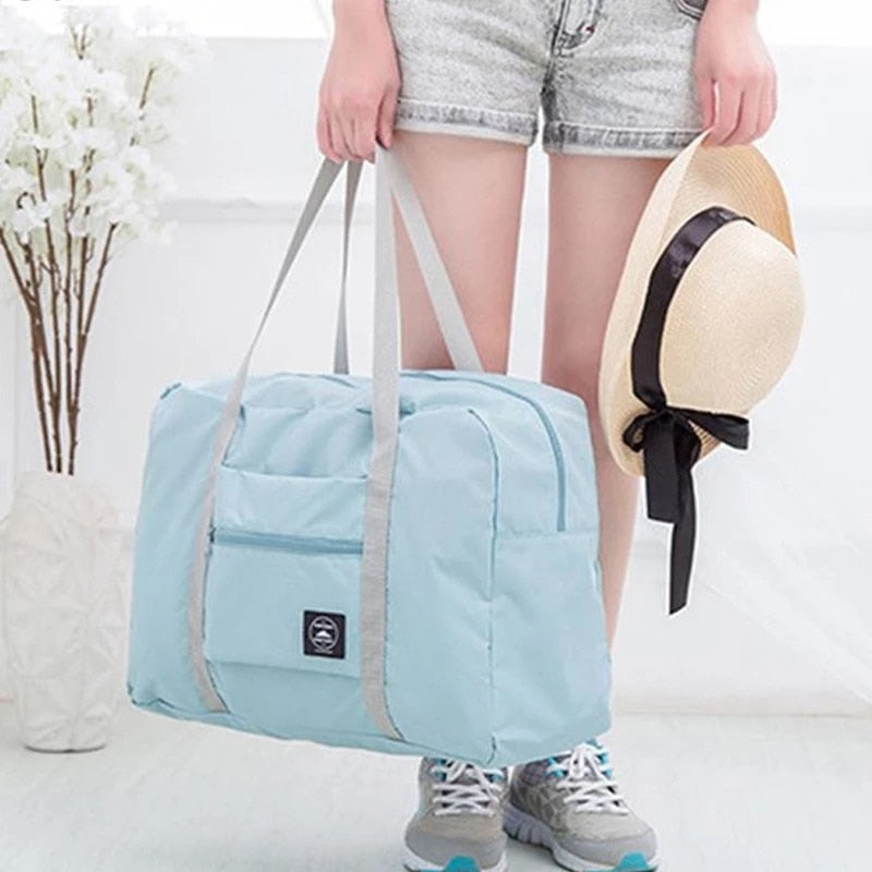 Portable Waterproof Luggage Travel Bag With Foldable Duffle Bag Organizers