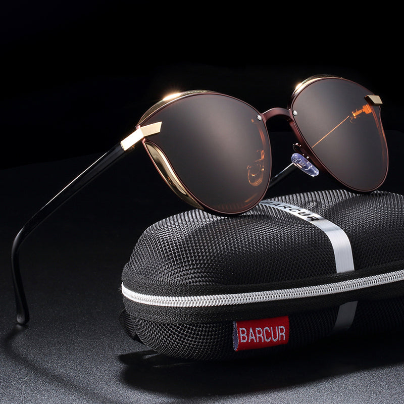 Fashion Polarized Women Sunglasses Round Sun Glass Lunette De Soleil Femme