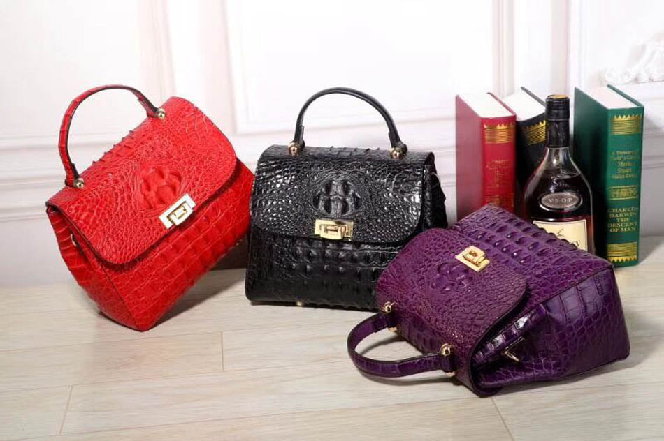 New Superior genuine leather women handbag Embossed pattern Fashion luxury