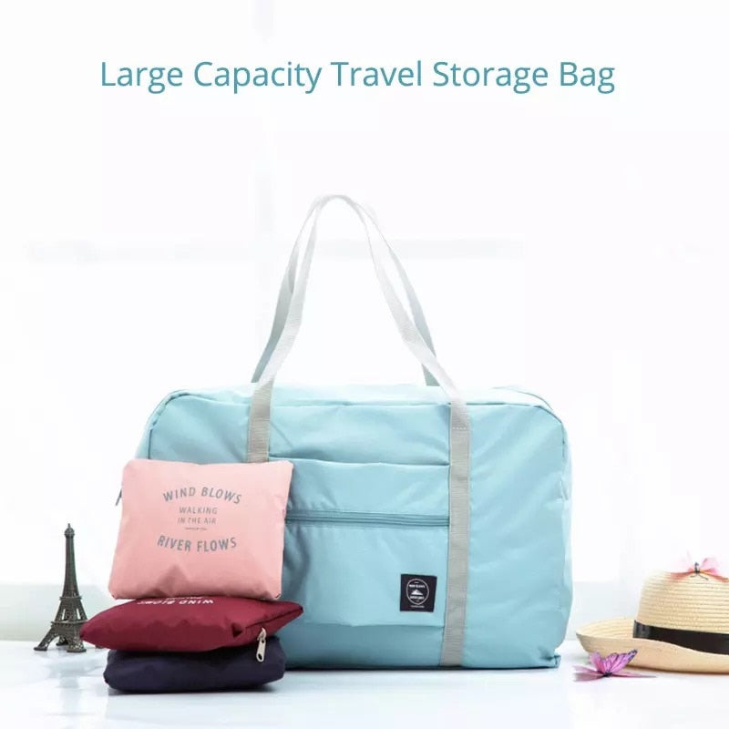 Portable Waterproof Luggage Travel Bag With Foldable Duffle Bag Organizers