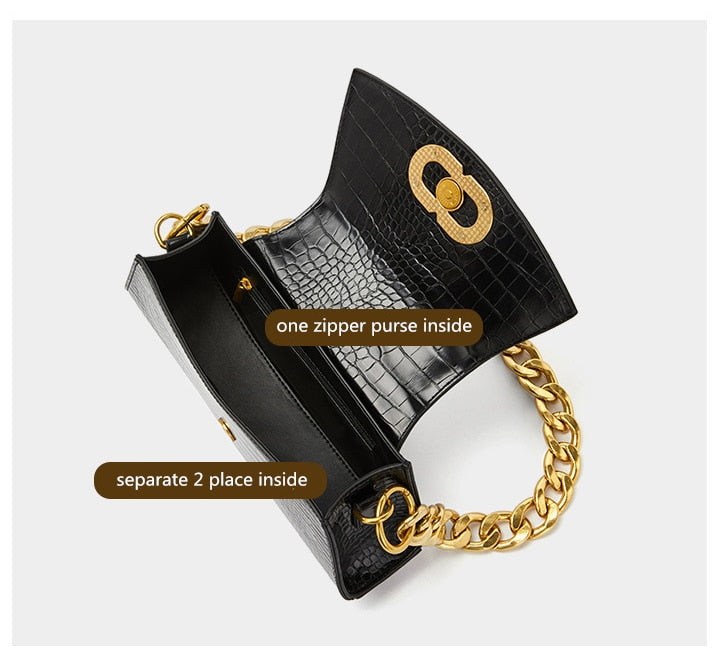 Women luxury designer chain bag
