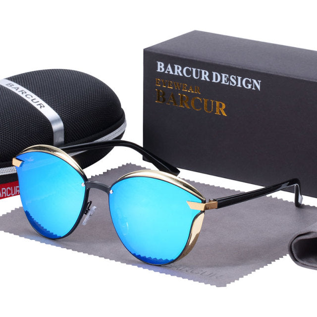 Fashion Polarized Women Sunglasses Round Sun Glass Lunette De Soleil Femme