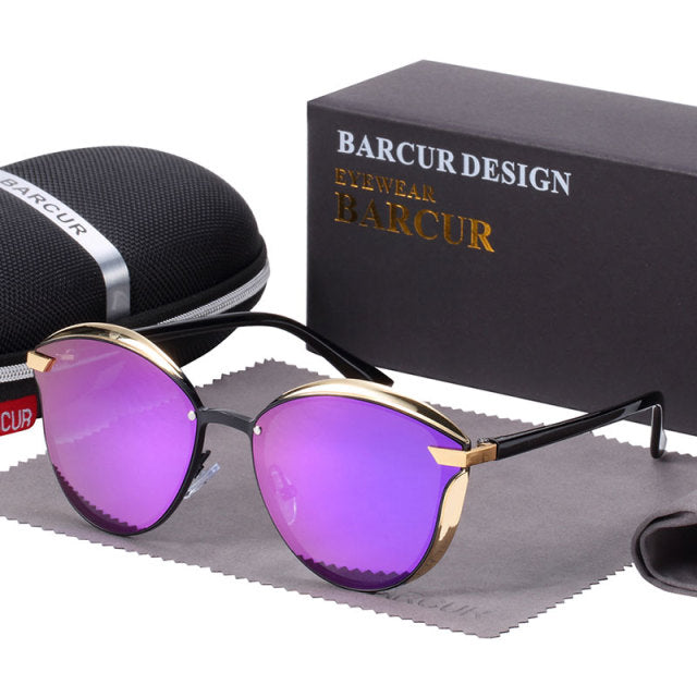Fashion Polarized Women Sunglasses Round Sun Glass Lunette De Soleil Femme