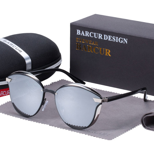 Fashion Polarized Women Sunglasses Round Sun Glass Lunette De Soleil Femme
