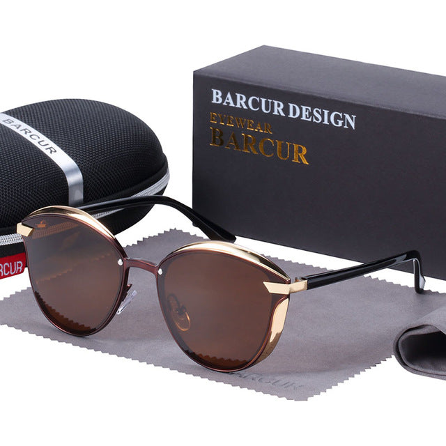 Fashion Polarized Women Sunglasses Round Sun Glass Lunette De Soleil Femme