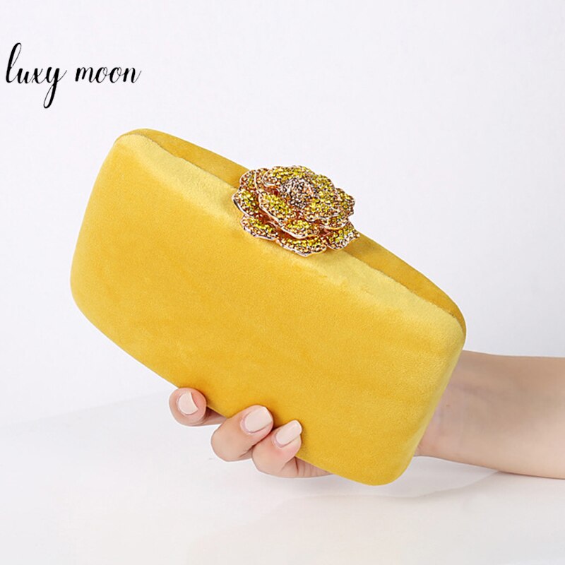 Velvet Clutch Bag for Women Luxury Designer Purse