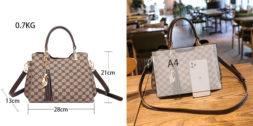 New Luxury Designer Crossbody Leather Vintage