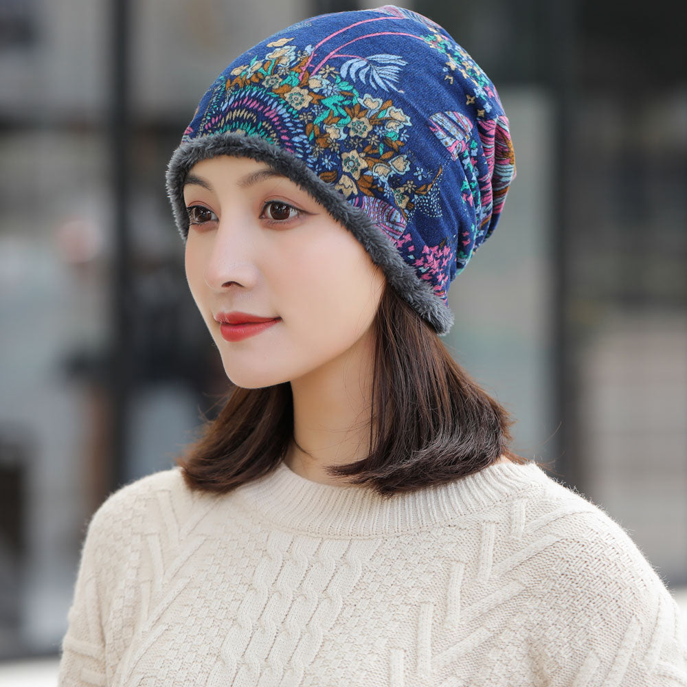 Winter Hat Women velvet Beanie Cap