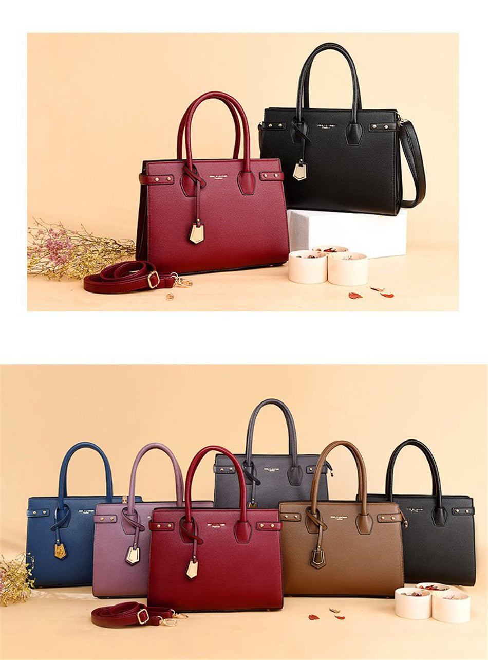 Shoulder Bags High Capacity Leather Tote Bag