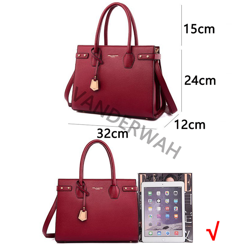 Shoulder Bags High Capacity Leather Tote Bag