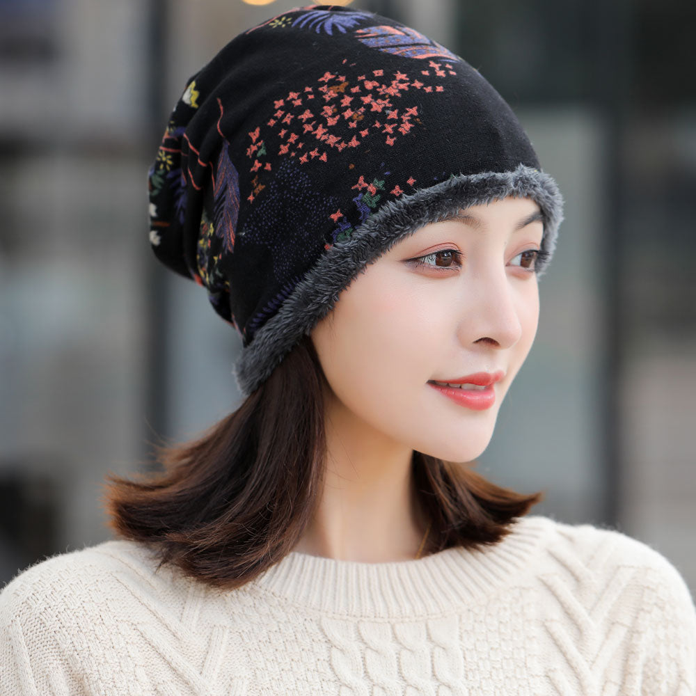 Winter Hat Women velvet Beanie Cap