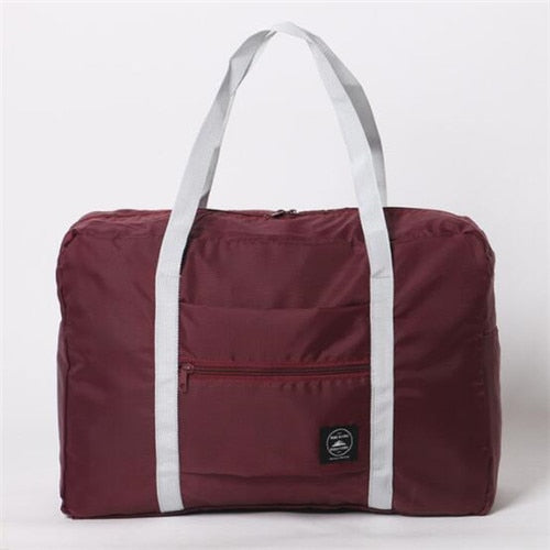 Portable Waterproof Luggage Travel Bag With Foldable Duffle Bag Organizers