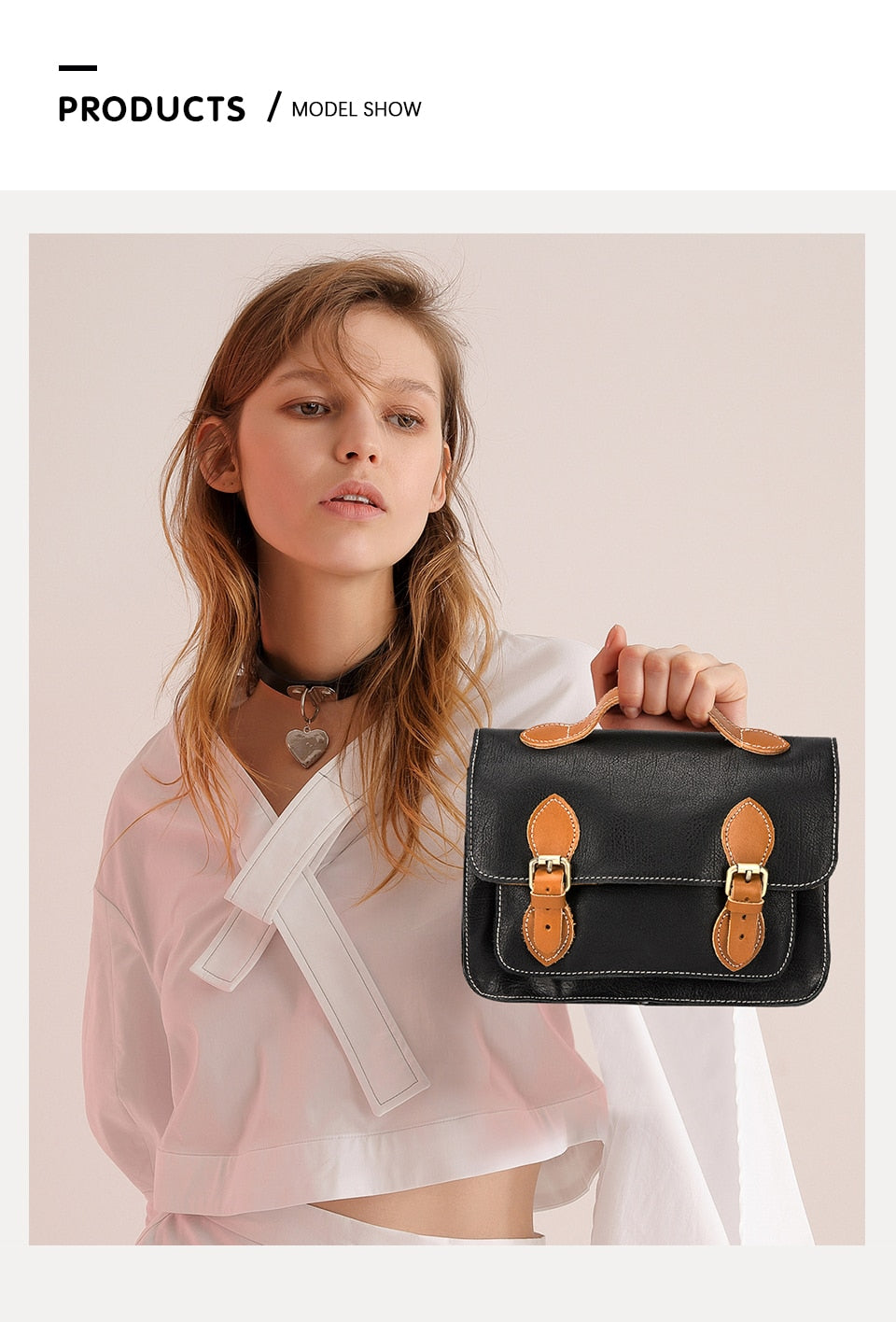 Quality Genuine Leather Women Messenger Over The Shoulder Tote